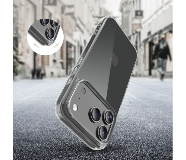 Tech-Protect Flexair Hybrid do Iphone 17 Pro Max Clear - 1359637 - zdjęcie 3